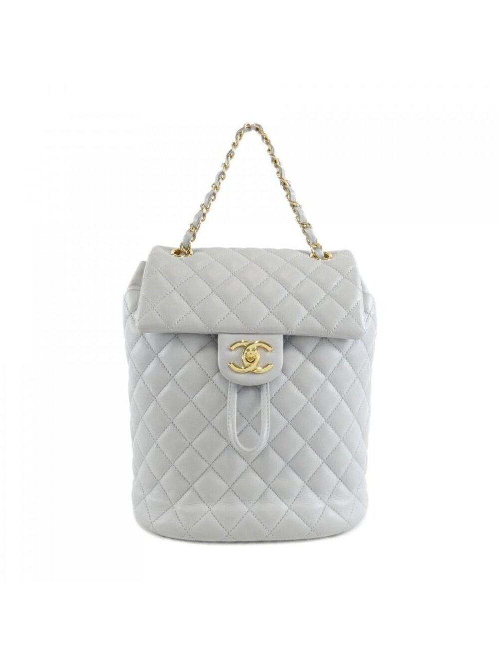 Chanel Backpack Sac Gray